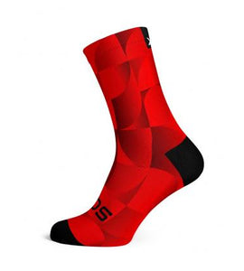 Sox Solid Red Casual Crew Socks