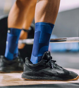 Sox Solid Royal Blue Casual Crew Socks