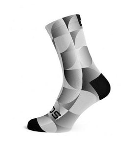 Sox Solid Silver Casual Crew Socks