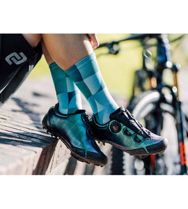 Sox Solid Turquoise Casual Crew Socks