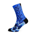 Sox Tswana Heritage Crew Socks with blue heritage pattern