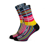 Sox Venda Heritage Crew Socks with woven heritage patter