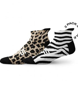 Sox Wild Animals Tab Combo Socks - Pack Of 2