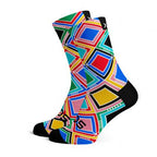 Sox Zulu Heritage Crew Socks with shield pattern design