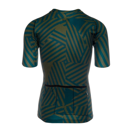 Bioracer Men's Spitfire Jersey - Don Dazzle Petrol/Olive