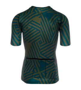 Bioracer Men's Spitfire Jersey Don Dazzle Petrol – Olive