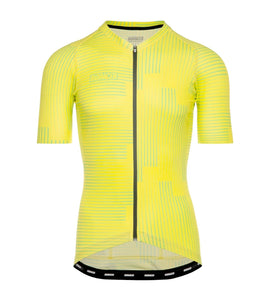 Bioracer Men's Spitfire Jersey - Warp  (Citron Yellow)