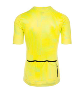 Bioracer Men's Spitfire Jersey - Warp  (Citron Yellow)