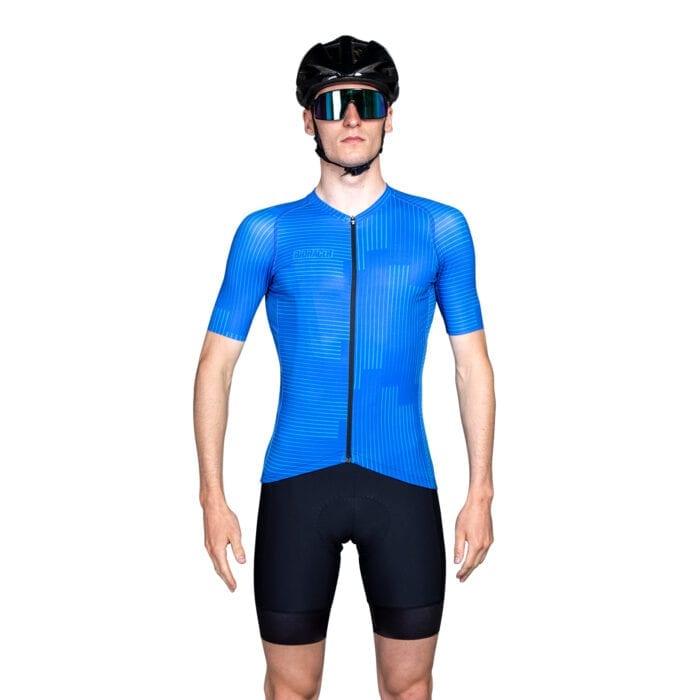 Bioracer Men's Spitfire Jersey - Warp (Blue) |Buy Online Now