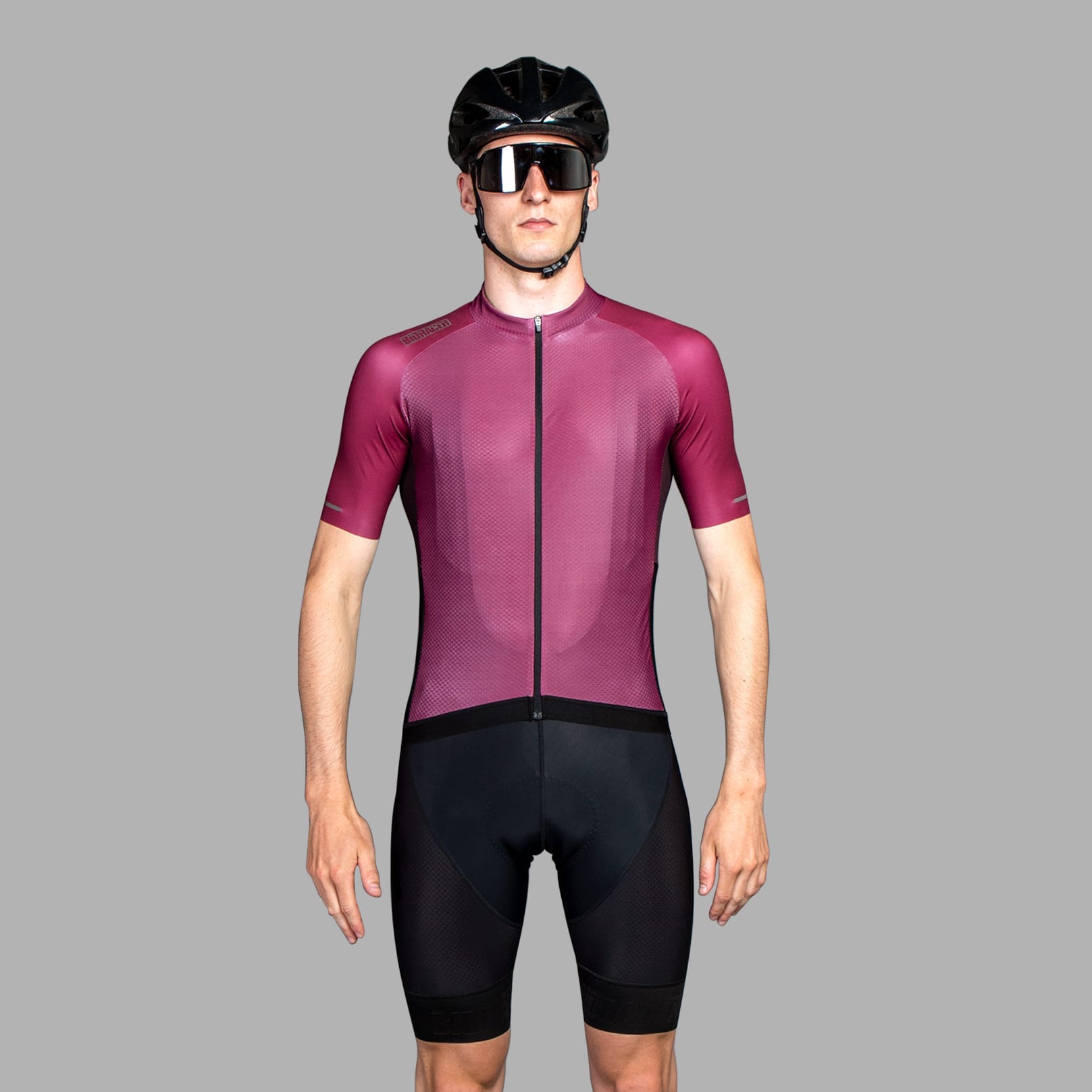 Bioracer Men's Sprinter Coldblack Jersey Bordeaux - Buy now