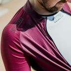 Bioracer Men's Sprinter Coldblack Jersey Bordeaux - Buy now