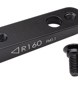 Tektro Disc Brake Adaptor - Rear Flat Mount, Compatible with 160mm Rotor