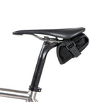 Lightweight black bicycle tool storage pouch