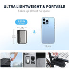 Cyclist using Topump AS200 Pro portable bike pump for fast tire inflation