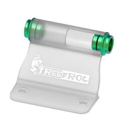 reeFrog aluminum plug set, 15x110mm, ideal for universal fork mount brackets, emphasizing strength and compatibility.