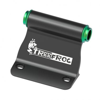 treeFrog aluminum plug set for universal fork mount brackets, dimensions 15x110mm, showcasing durability and versatility.
