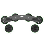 Side view of the TreeFrog Pro 2 Bike Rack showing its suction cup system