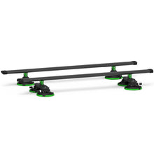 TreeFrog Roof Rack Crossbars - Black, lightweight and durable design
