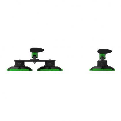 Top-down shot of TreeFrog Roof Rack Crossbars showcasing design