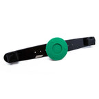 TreeFrog L2 Front Wheel Holder – Bottom view showing the strong green suction cup for stable bike transport on Elite 2 Pro 2 racks