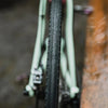 700x40c WTB Byway adventure tire with slick centerline and angular grooves

