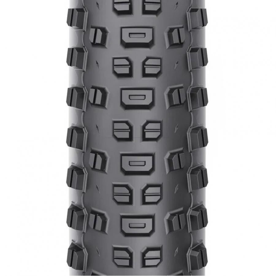 WTB Ranger tire's low-profile tread, designed to roll fast and prevent mud from packing up during your ride.

