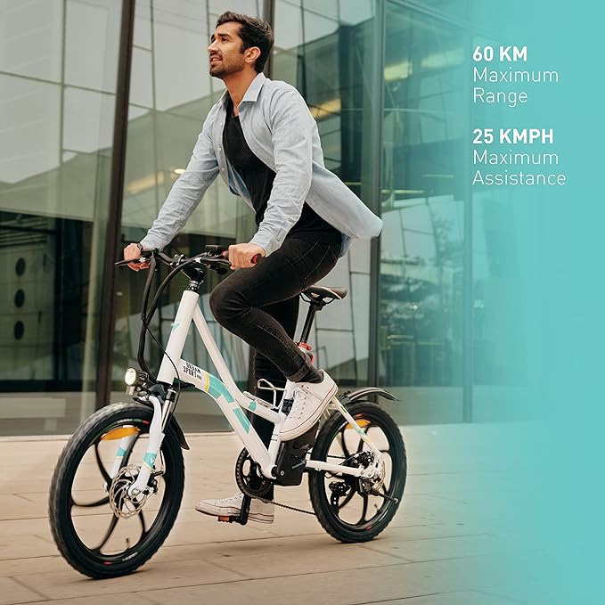 Vaan Urbansport Pro E-Bike (White) - Main Image
