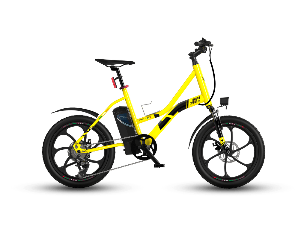 Shop Vaan Urbansport Pro E-Bike (Yellow) Online in India | United By Cycling