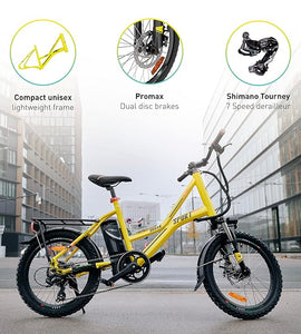 Vaan Urbansport E-Bike (Yellow)