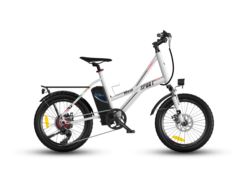 Shop Vaan Urbansport E-Bike (White) Online in India | United By Cycling