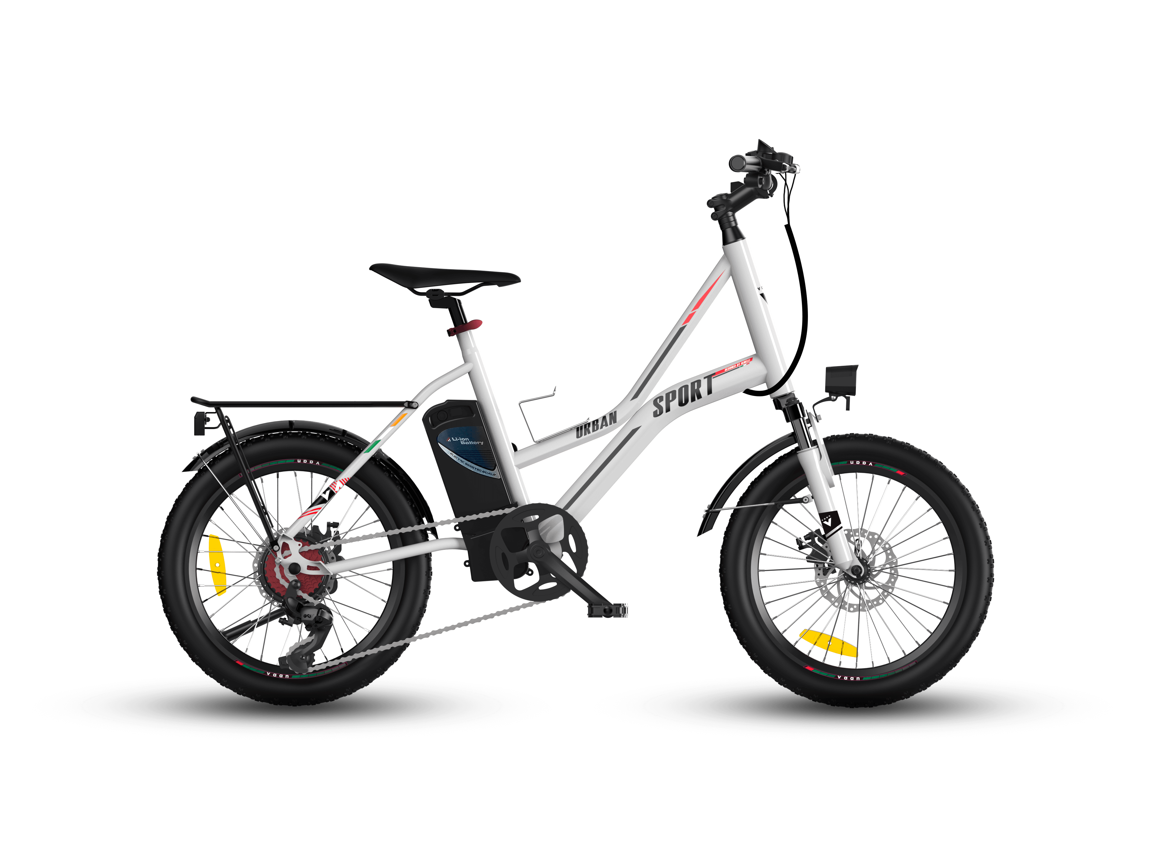 Shop Vaan Urbansport E-Bike (White) Online in India | United By Cycling