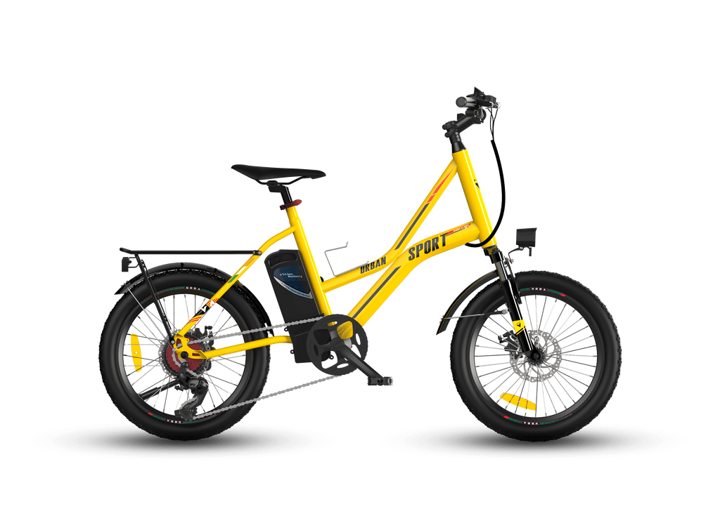 Shop Vaan Urbansport E-Bike (Yellow) Online in India | United By Cycling