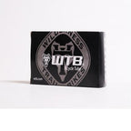 Product shot of the WTB Presta tube for 27.5 x 1.9/2.3″ tires, highlighting its 48mm valve and compact size.