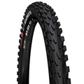 Side view of the WTB VelociRaptor Front tire, showcasing its tread design that provides excellent grip and steering control.