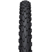 A product photo of the WTB VelociRaptor in black, a timeless and popular 26-inch tire.