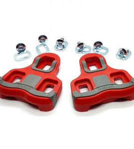 Wellgo RC-7B Cleat For Road Pedal (KEO Compatible)-Red/Grey