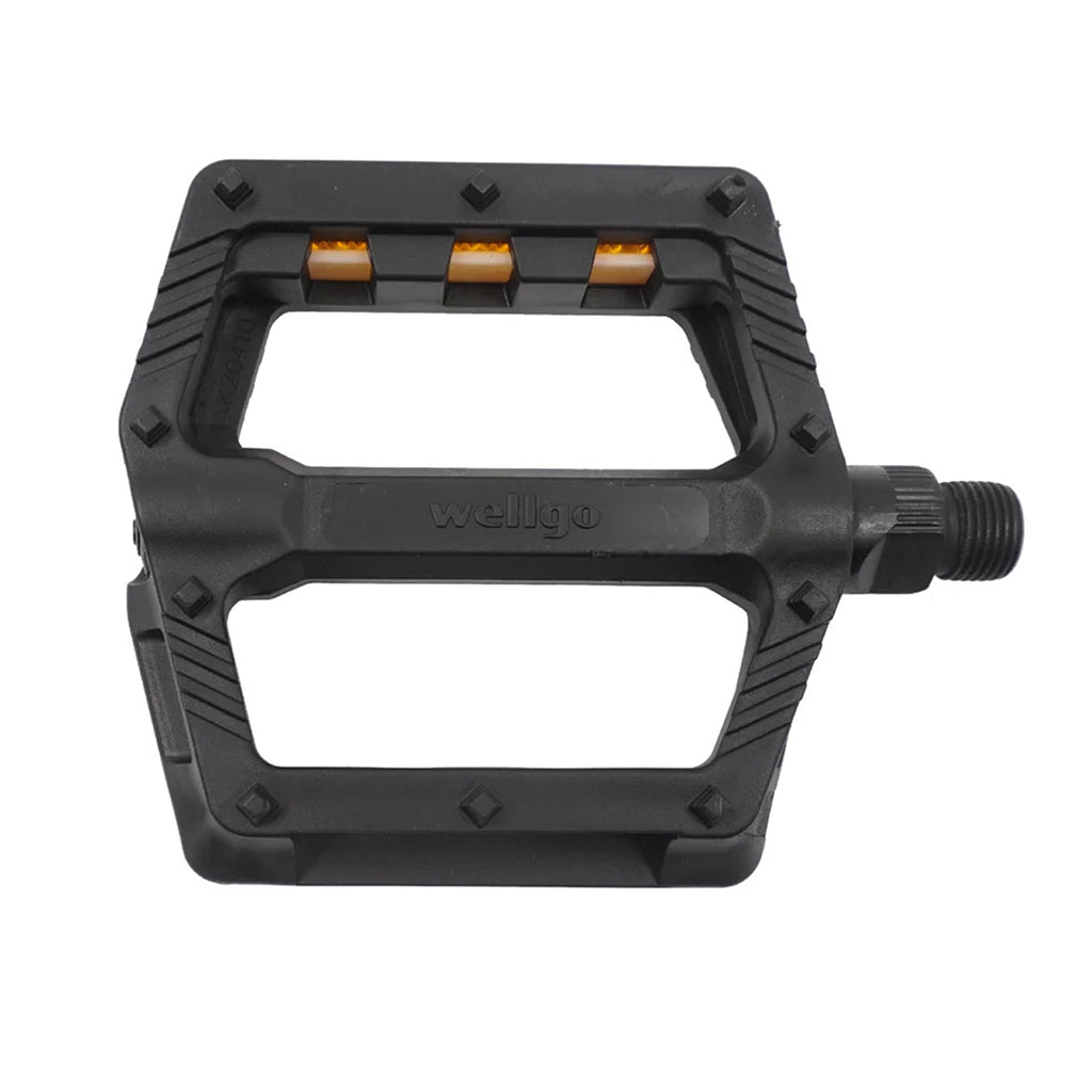 Wellgo B-239DU platform bike pedals black plastic body