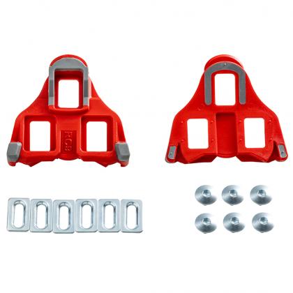 Wellgo RC-9B SPD-SL road cleats red 4-degree float