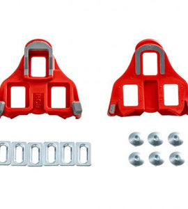 Wellgo RC-9B Cleat For Road Pedal (Shimano SPD-SL) (4 Deg Float)-Red