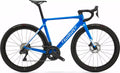 High-end blue  Filante SL frameset, an aero carbon road bike, presented in a sleek design.