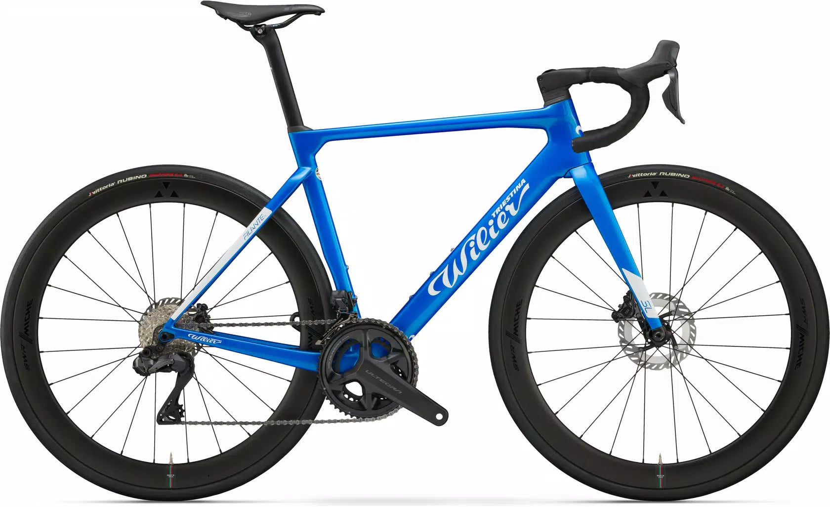 High-end blue  Filante SL frameset, an aero carbon road bike, presented in a sleek design.