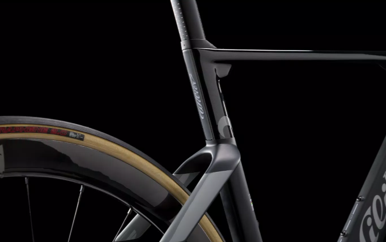 Detailed view of a specific component on the Wilier Turbine SLR frameset, highlighting its technical features and integration with the frame.