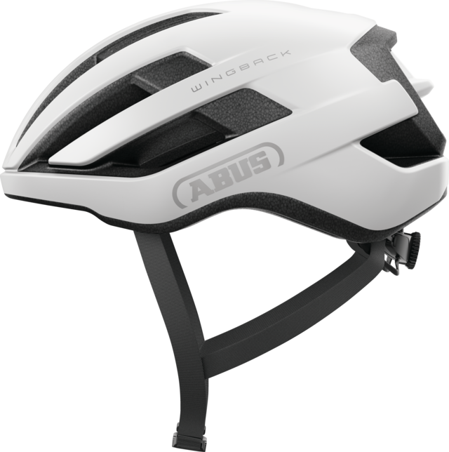 WingBack polar white helmet side profile