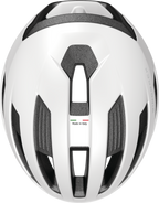 WingBack polar white unisex road bike helmet