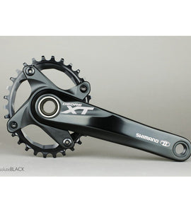 Absolute Black Oval MTB Chainring 1X Shimano 104 BCD N/W (32T/34T/36T)-Black