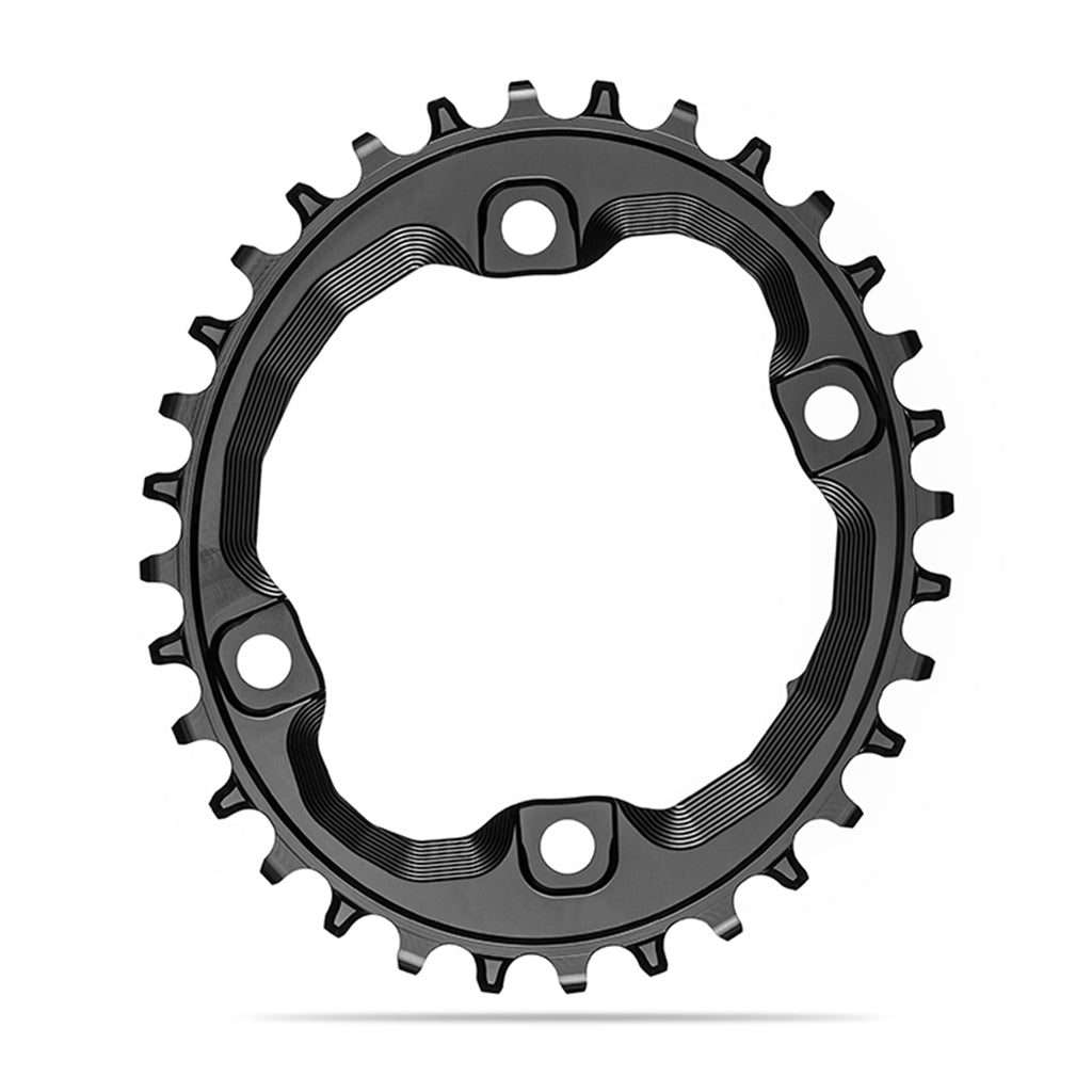 Absolute Black oval 96 BCD MTB chainring 32T for Shimano XT M8000 in black