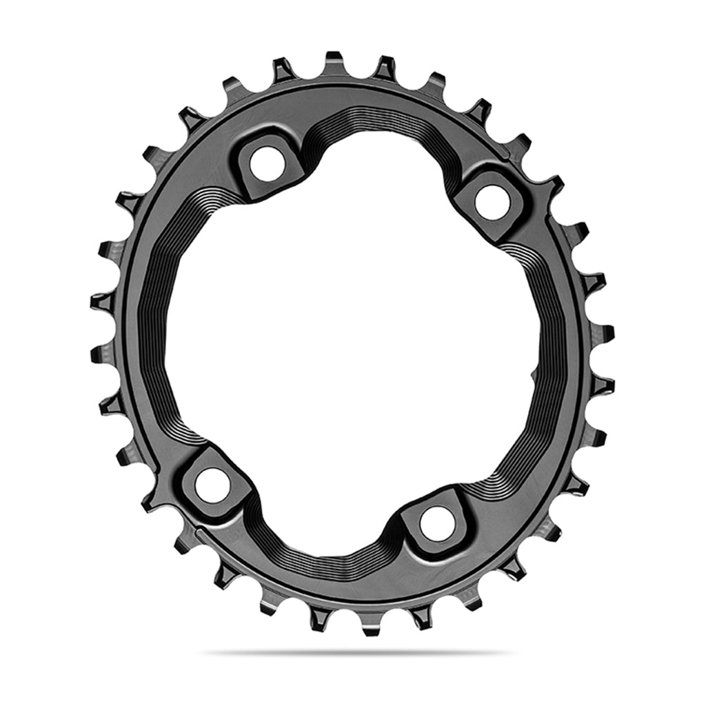 Absolute Black oval 96 BCD MTB chainring 32T for Shimano XT M8000 in black