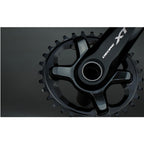 Absolute Black oval 96 BCD chainring standoff detail