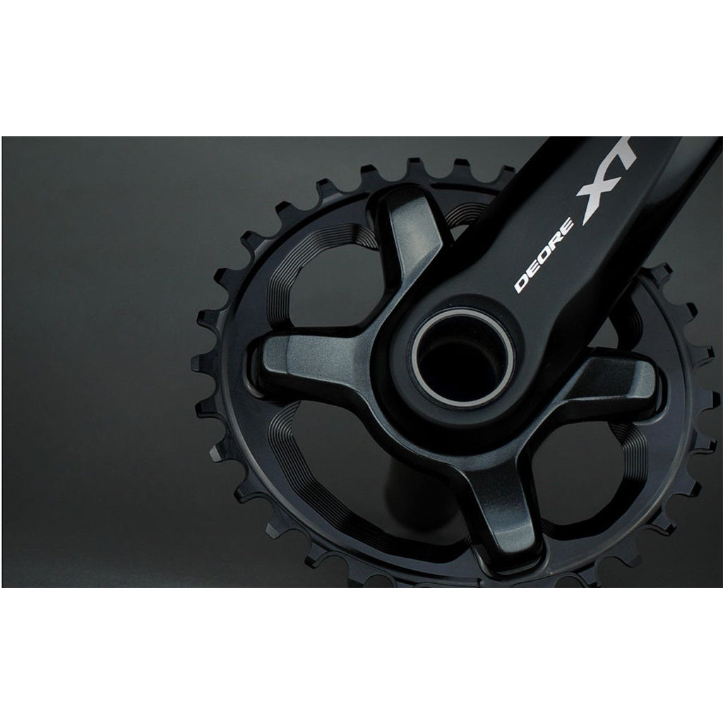 Absolute Black oval 96 BCD chainring standoff detail