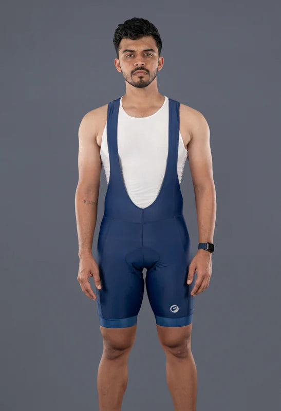 Apace Mens Cycling Bib Shorts Explore Midnight Navy